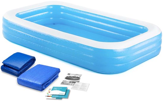 Piscine familiale Opblaasbaar 3 en 1 Bestway 54009 305 x 183 x 56 cm