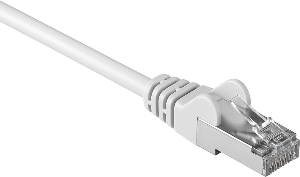 CAT5e FTP patchkabel / internetkabel 10 meter wit - netwerkkabel