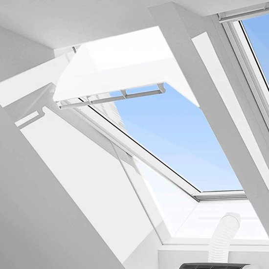 Raamafdichting airco 2 stuks 190 cm universeel voor draagbare airconditioners met dubbele slang
