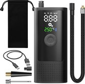 Bol.com JokaXL® - Elektrische Bandenpomp – Met LCD Display – Luchtcompressor voor Auto Motor Fiets & Ballen – Incl. 4 Opzetstukk... aanbieding