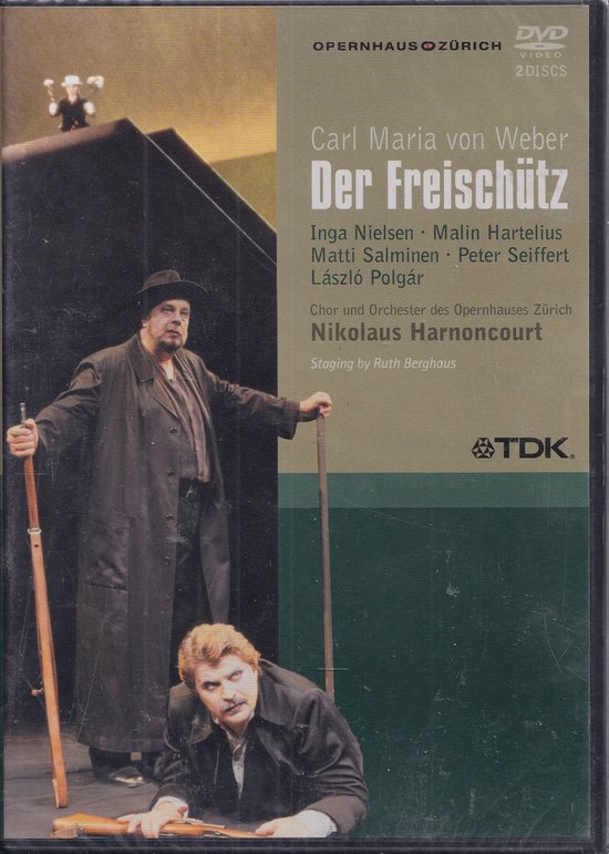 DVD Der Freischutz - Carl Maria Von Weber - Chor und Orchester des Opernhauses Zurich o.l.v. Nikolaus Harnoncourt