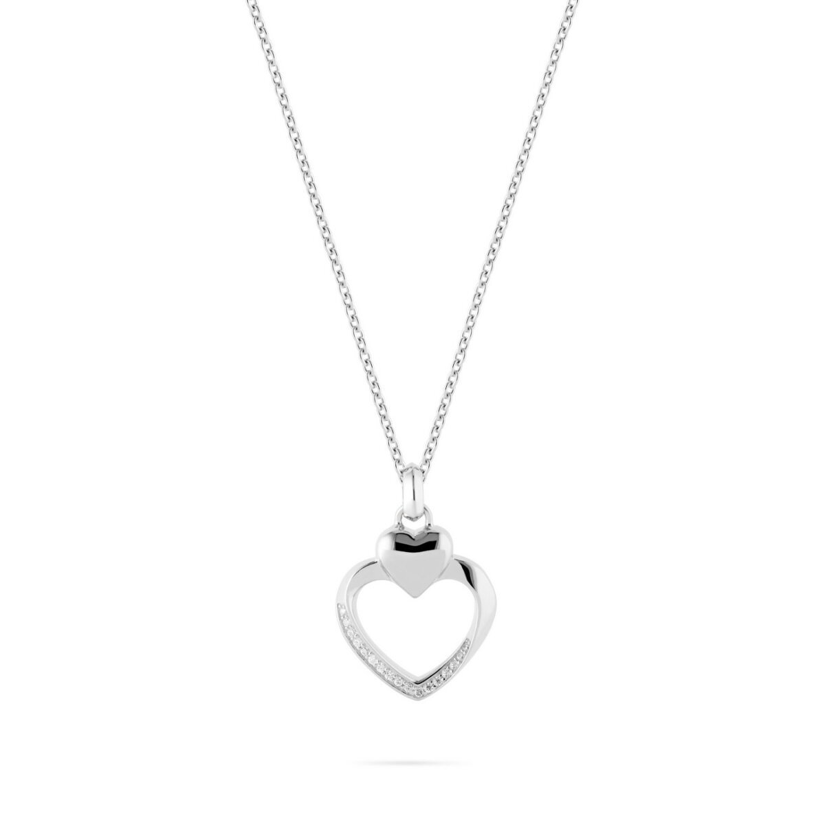 Jette - 89208087 - Ketting - Dames - 925 Zilver - gepolijst met Zirkonia - 48cm