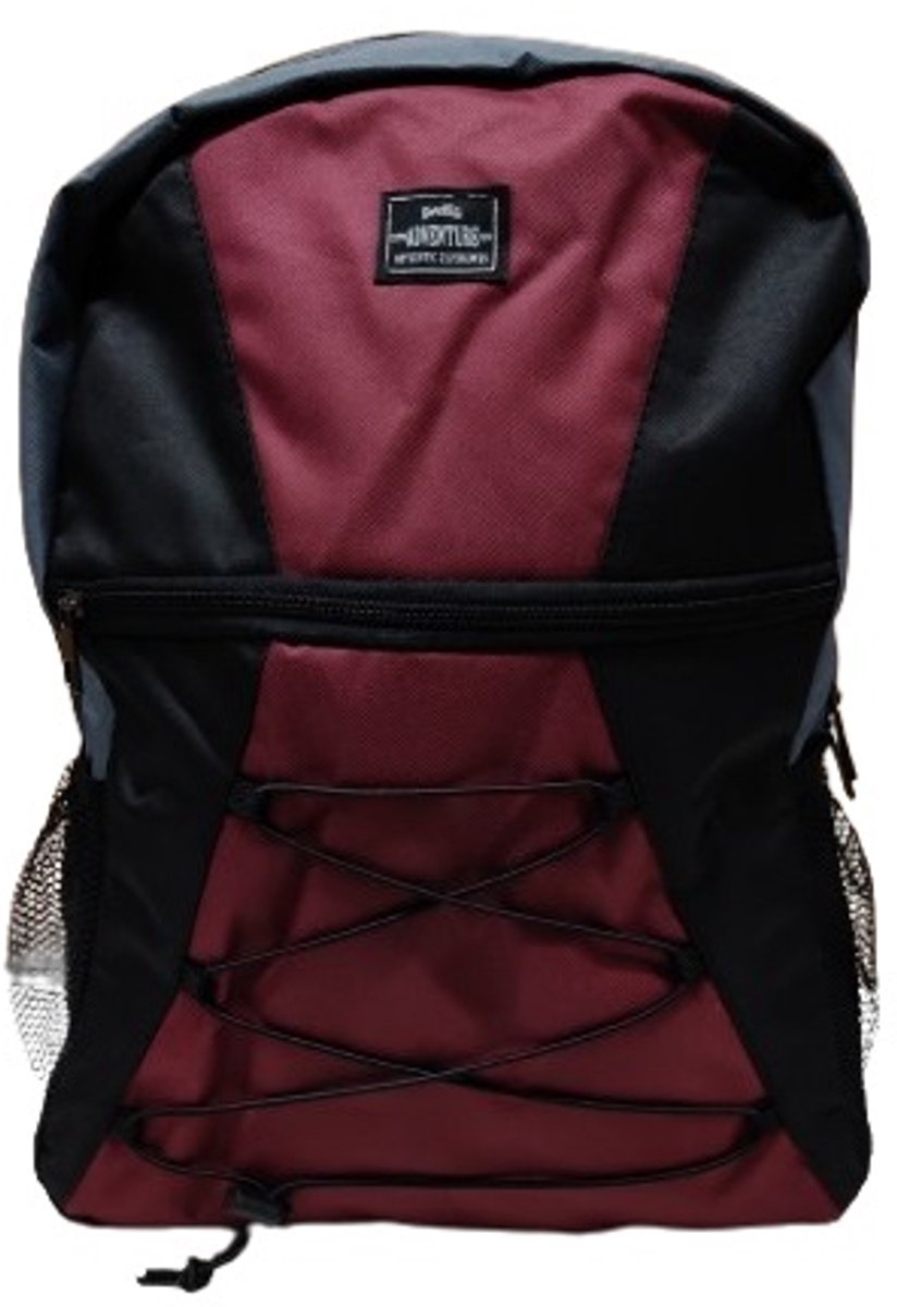 Rugzak-Lichtgewicht-Slechts 350 gram-43x32x17 cm- Rugtas- Rood-2 vakken