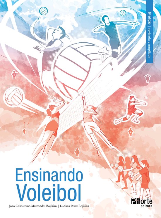 Ensinando voleibol - cover