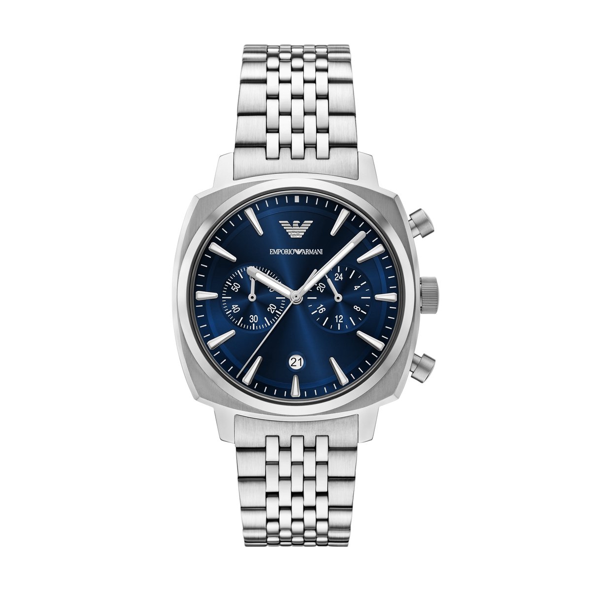 Emporio Armani Heren Horloge 40 cm - Zilverkleurig