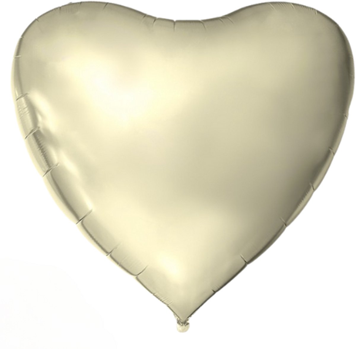 Giant Heart Foil Balloon - Folieballon hart - ivory - 172 cm / 68 inch