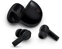 PHILIPS TAT2520BK - TWS oordopjes met display - ANC - IPX4 - multipoint - aanraakbediening - 20 uur afspeeltijd - Werkt met app - Zwart