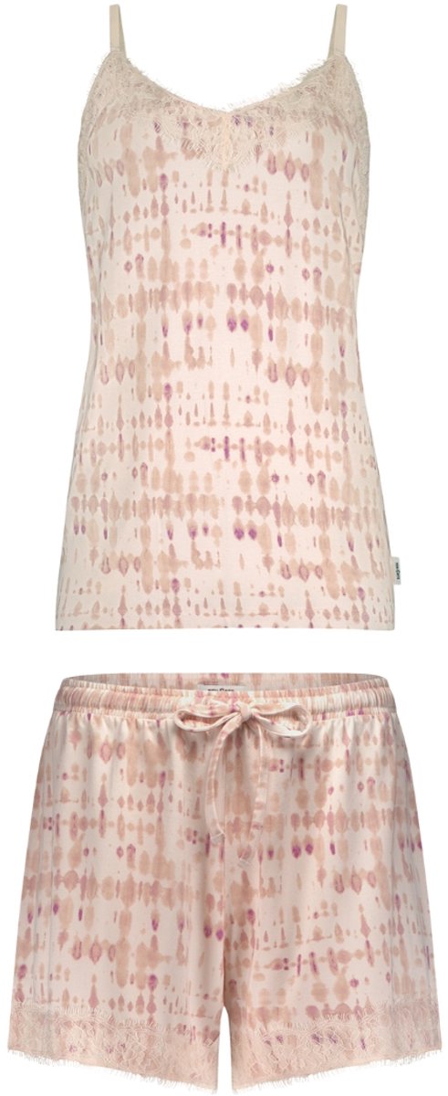 Ten Cate Secrets pyjama set powder blush batik voor Dames | Maat L