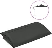 vidaXL - Vervangingsdoek - voor - zweefparasol - 300 - cm - antracietkleurig