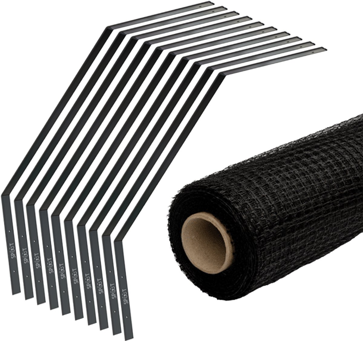 SPUUT Kattengaas 1 x 40 meter inclusief beugels - Voordeelset
