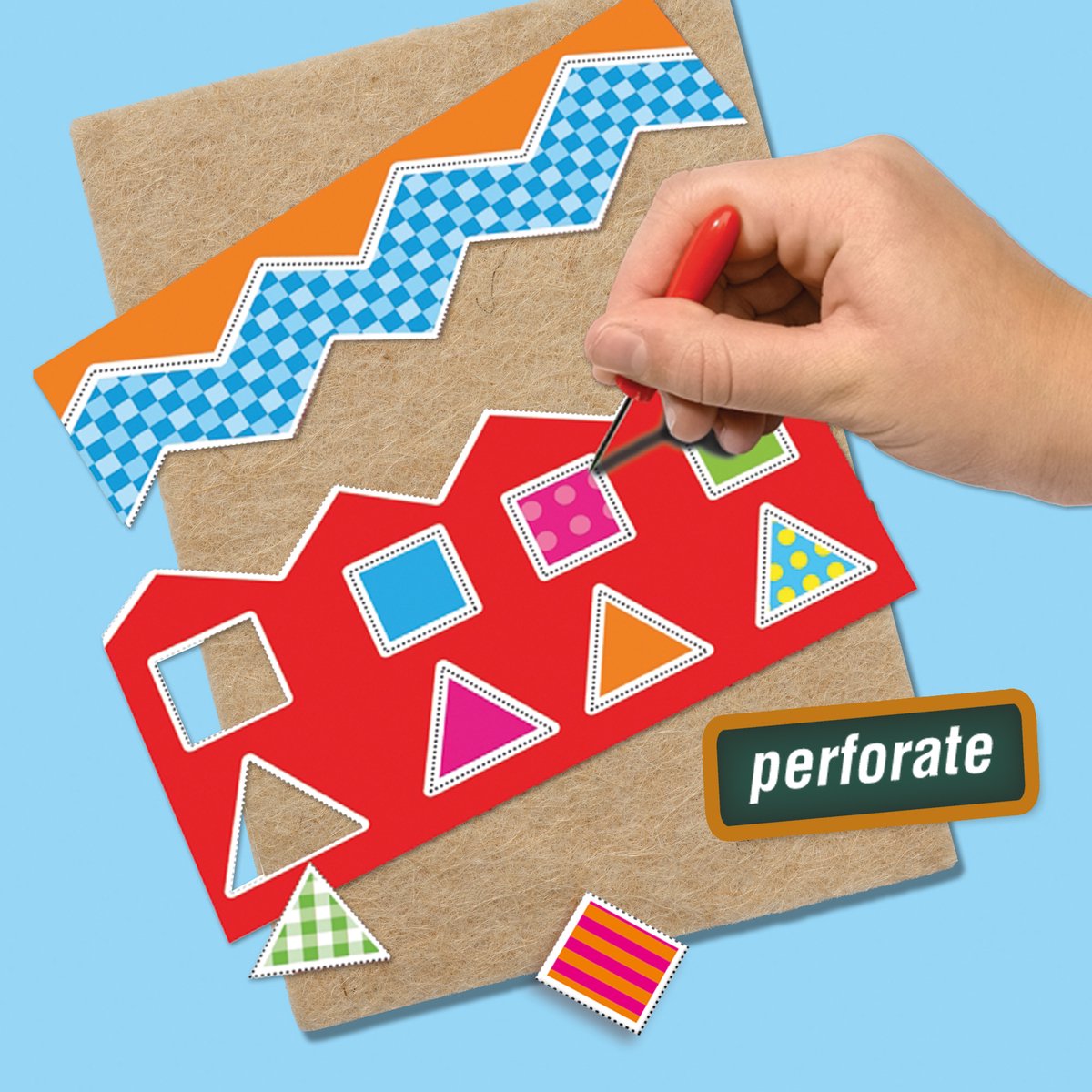SES Creative Ik Leer Knippen, Mozaïeken en Prikken - 3-in-1 - Vanaf 3 Jaar - Kinderschaar - Schoencadeautjes Sinterklaas — cadeau in Spellen & Speelgoed - foto 6
