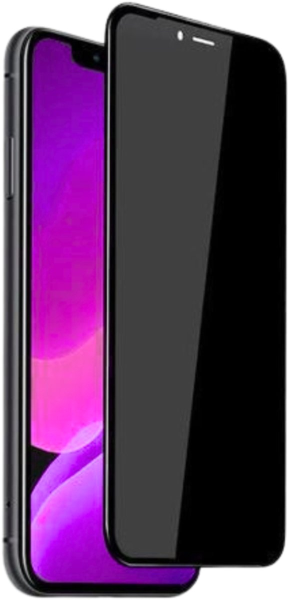 Mastersøn iPhone 15 & 16 Privacy Screenprotector - 9H Gehard Glas - Anti Inkijk - Volledige dekking