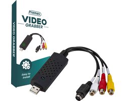 Premes - Video grabber - USB - Geschikt Voor Windows 10 - Videograbber - Videobanden Digitaliseren