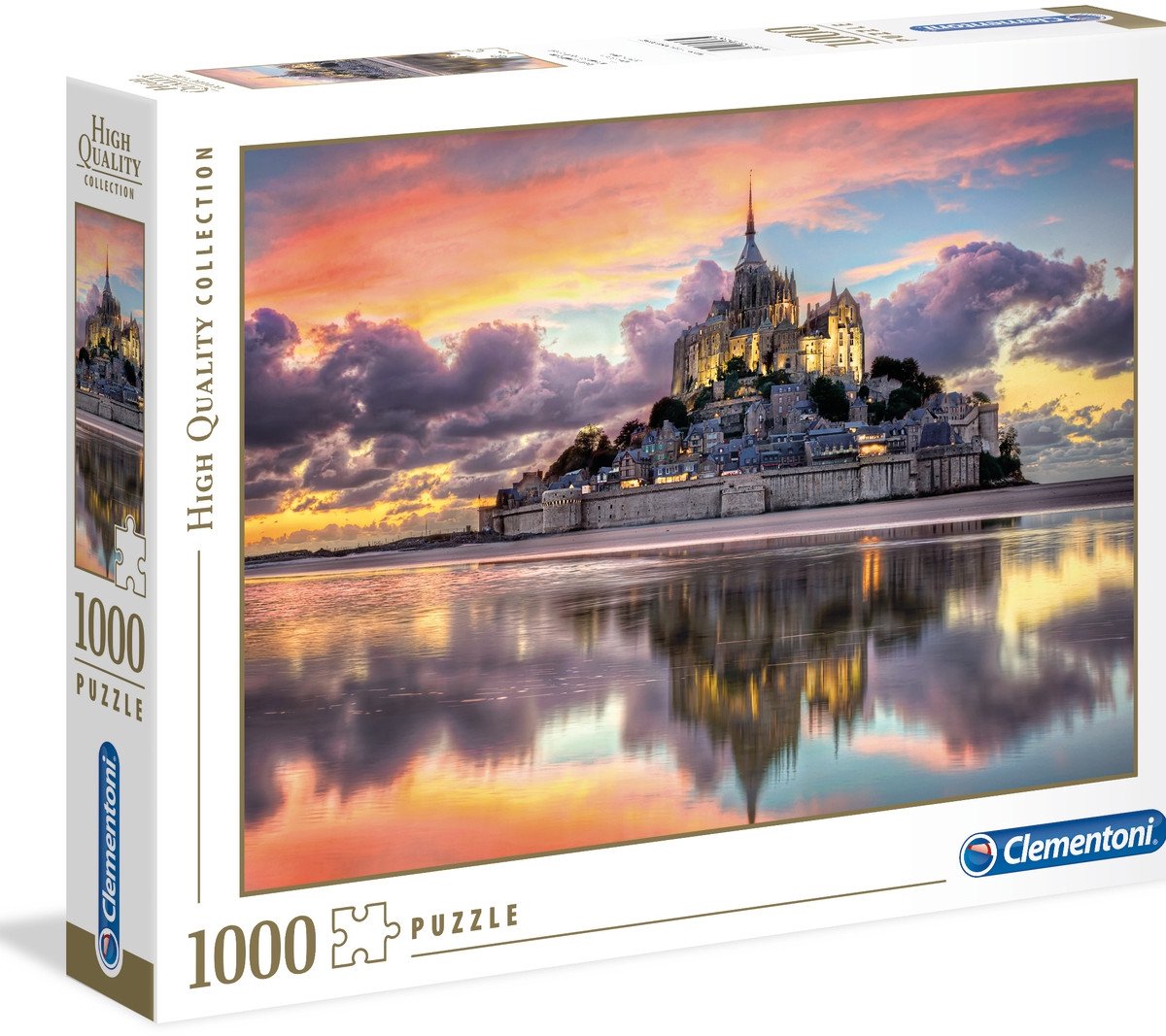 Clementoni - Puzzel - 1000 Stukjes - Le Magnifique Mont Saint-Michel - Puzzel Voor Volwassenen - High Quality Collection — afbeelding 2