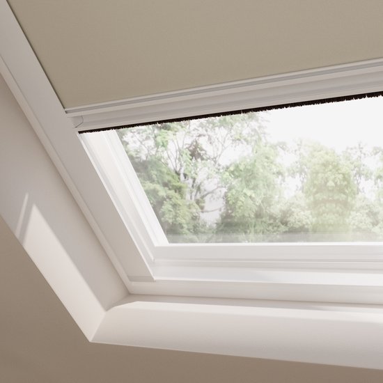 Store enrouleur Trend Radeco® pour fenêtre de toit - Occultant - Sable - pour Velux : M04/304/1