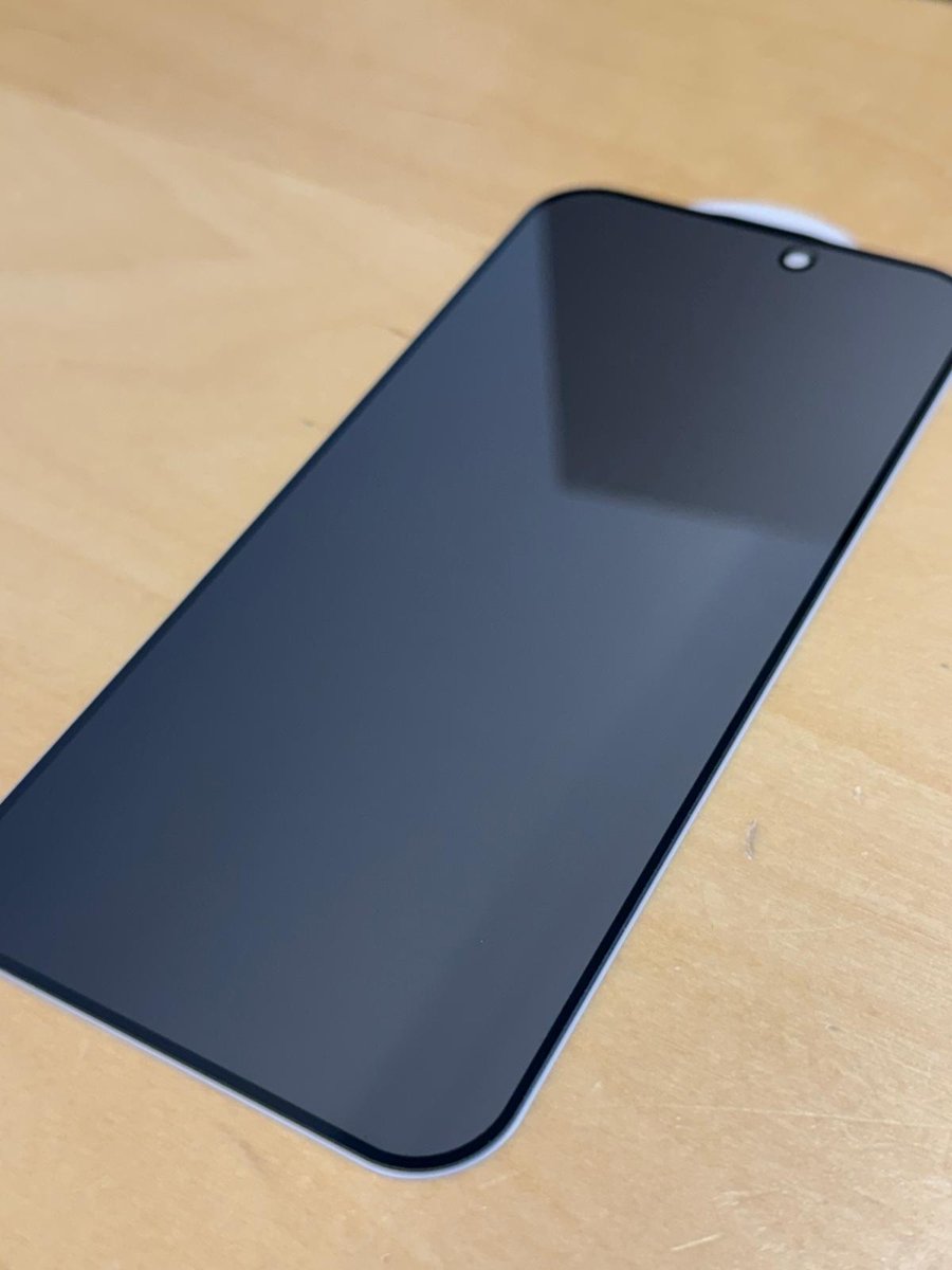 Glass Screen Protector Privacy IPhone 16 ProMax 3x