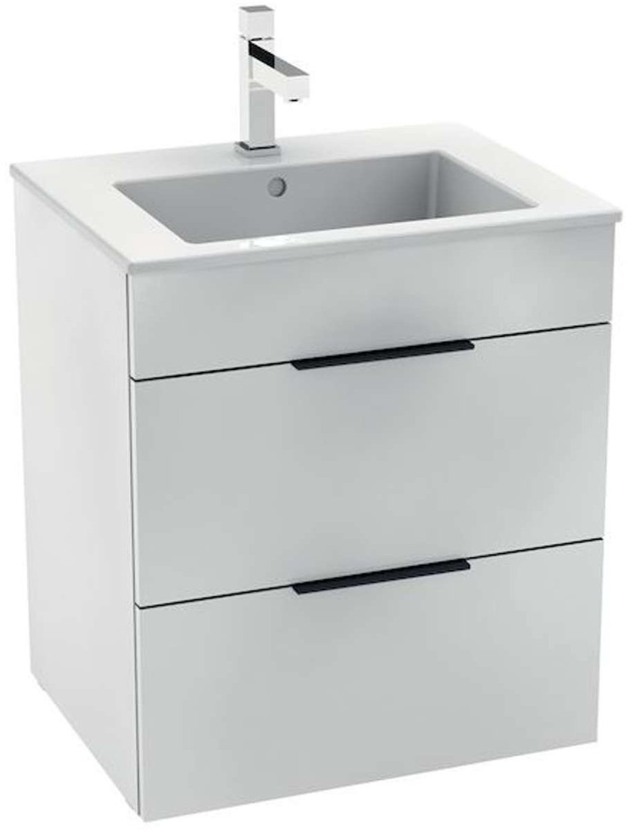 Jika Cube - Kast met wastafel, 54x42x62 cm, wit H4536121763001