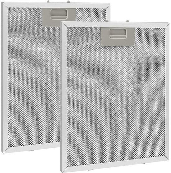 Filtre à graisse métallique Dussdote - Filtre à maille - Accessoires pour hottes aspirantes - Pour hottes aspirantes - 320 x 260 mm - 2 pièces