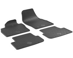 Walser DirtGuard rubberen voetmatten geschikt voor Seat Ibiza V 2008-2021 - Seat Arona 2017-2021 - VW Polo 2017-2021 - Audi A1 2018-Vandaag