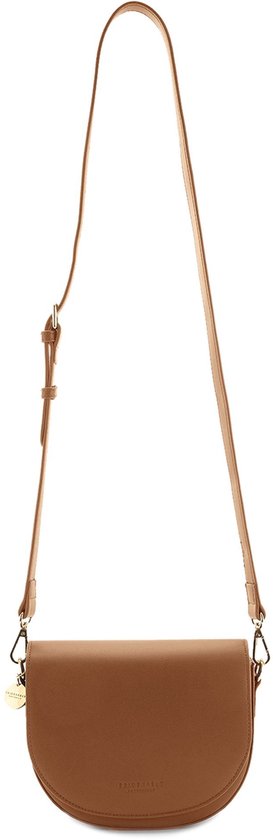 SEIDENFELT MANUFAKTUR sac à épaule bandoulière Nelma Saddle Bag Toffee marron clair