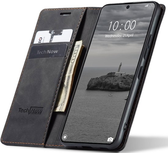 Hoesje geschikt voor Honor 400 Pro 5G - Book Case Leer Slimline Zwart