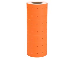 Levay ® Prijsrol stickers - Prijsrollen voor prijstang - ORANJE - 10.000 stuks