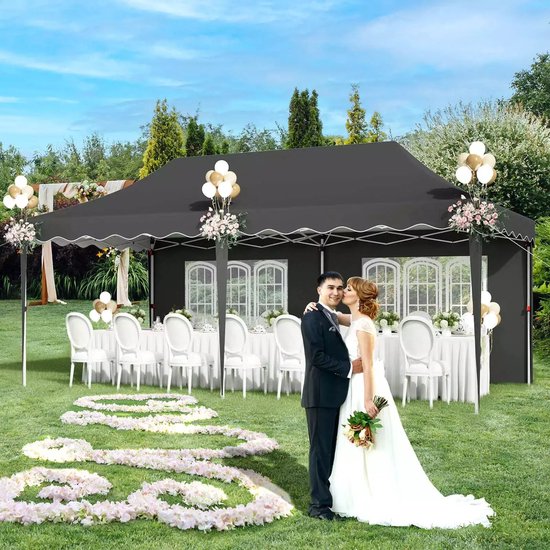 Izrielar Gazebo Waterdicht tuinpaviljoen met zijpanelen en stabiele