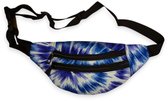 Sac banane imprimé africain - Tie Dye bleu - Sac banane / Sac de Festival avec bandoulière réglable