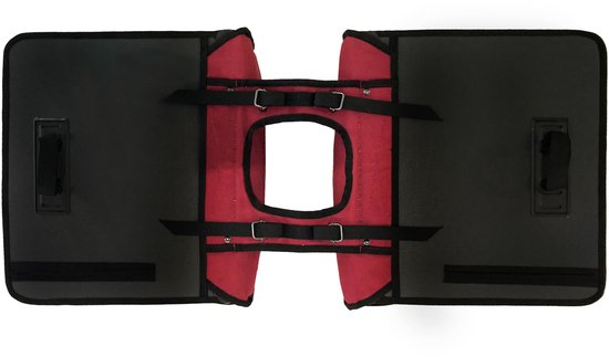 Willex Dubbele Fietstas - Canvas - Reflectie - 40 liter - Universele Bevestiging - Rood — afbeelding 5
