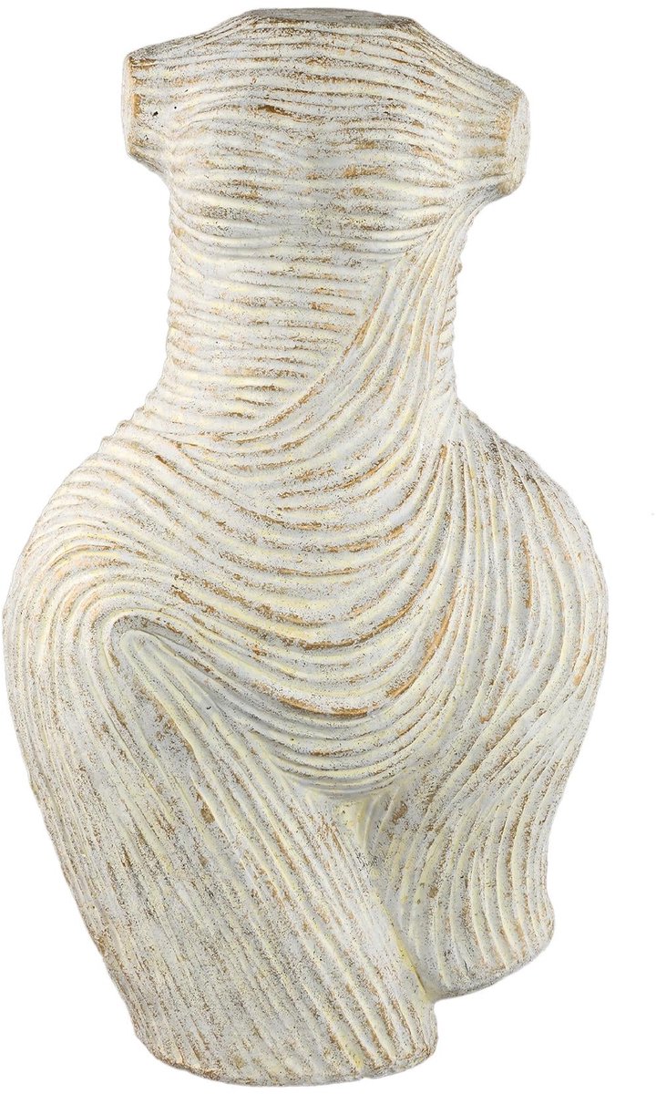 PTMD Deco Object Sophi - 37x27x60 cm - Cement - Wit