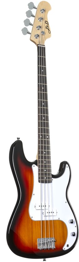 J & D PB II Sunburst - Elektrische basgitaar