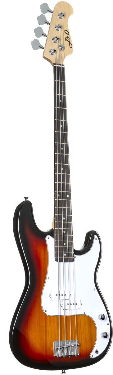 J & D PB II Sunburst - Elektrische basgitaar