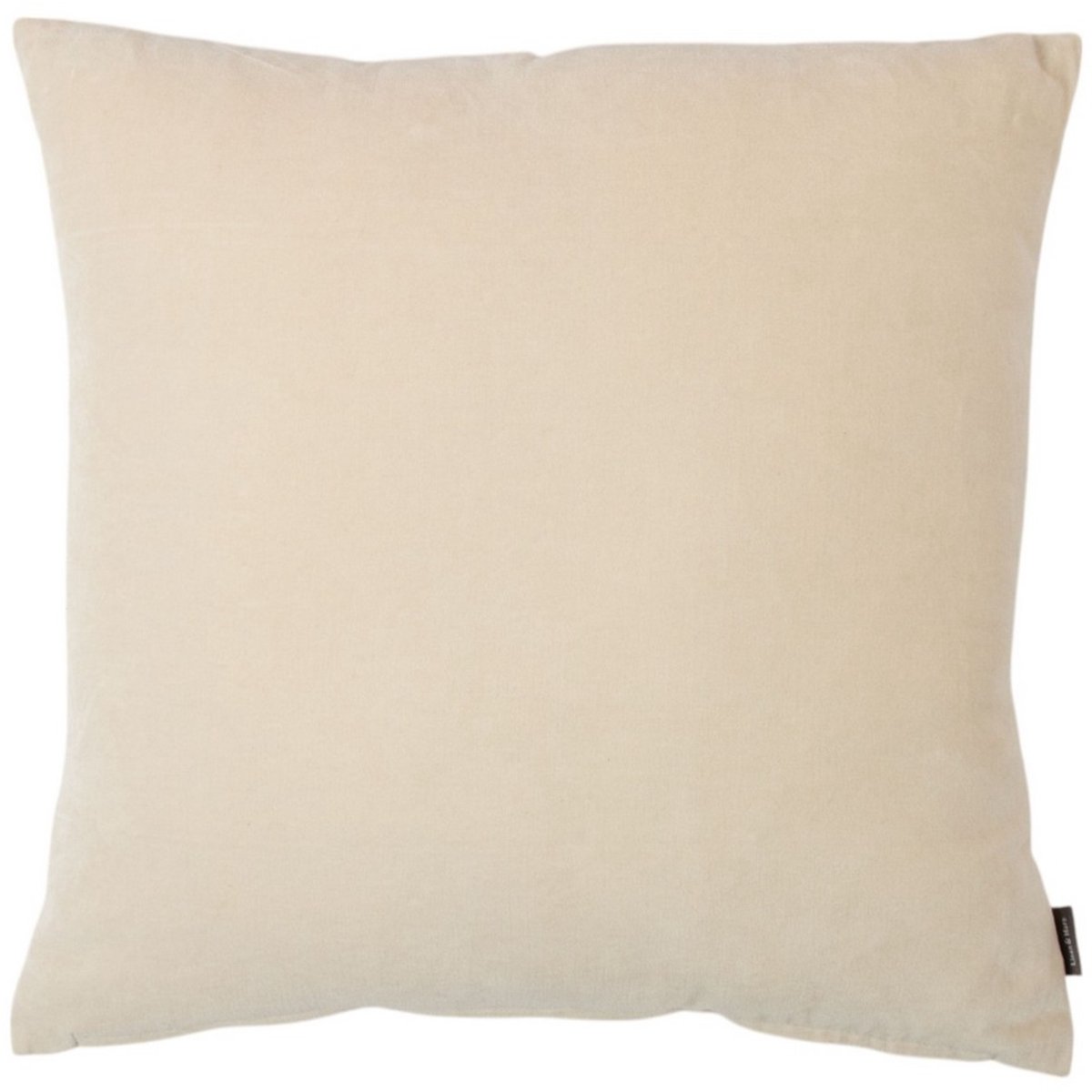 Solid velvet birch cushion 45x45 cm