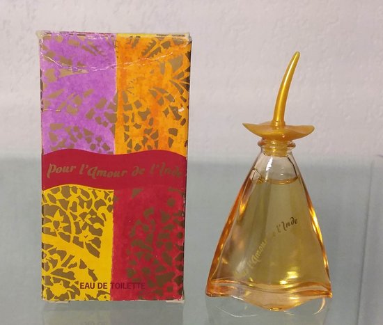 Le Monde en Parfum Pour l'Amour de L'Inde Eau de toilette 7,5 ml Miniatuur Vintage