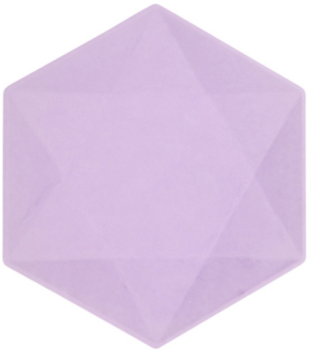 Borden Hexagon Groot Paars (6st) - Daily Style