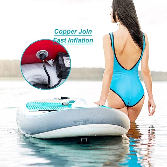 2-delige kajakadapterset, SUP-adapterventiel, opblaaspompconverter voor kano's, stand-up paddleboards van Sopipy — afbeelding 2