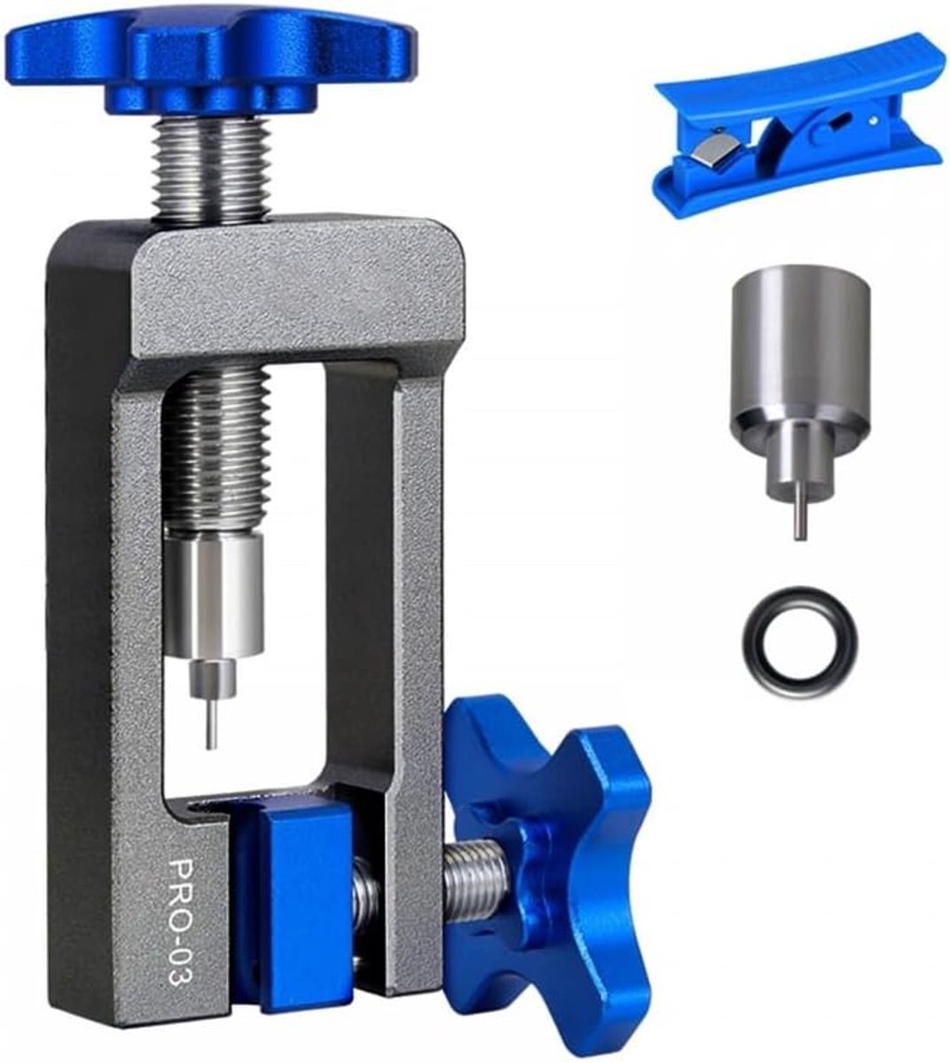 Hydraulische remmen - inpersgereedschap met hydraulische slangsnijder - voor hobbyschroevendraaiers - hobby-schroevendraaiers