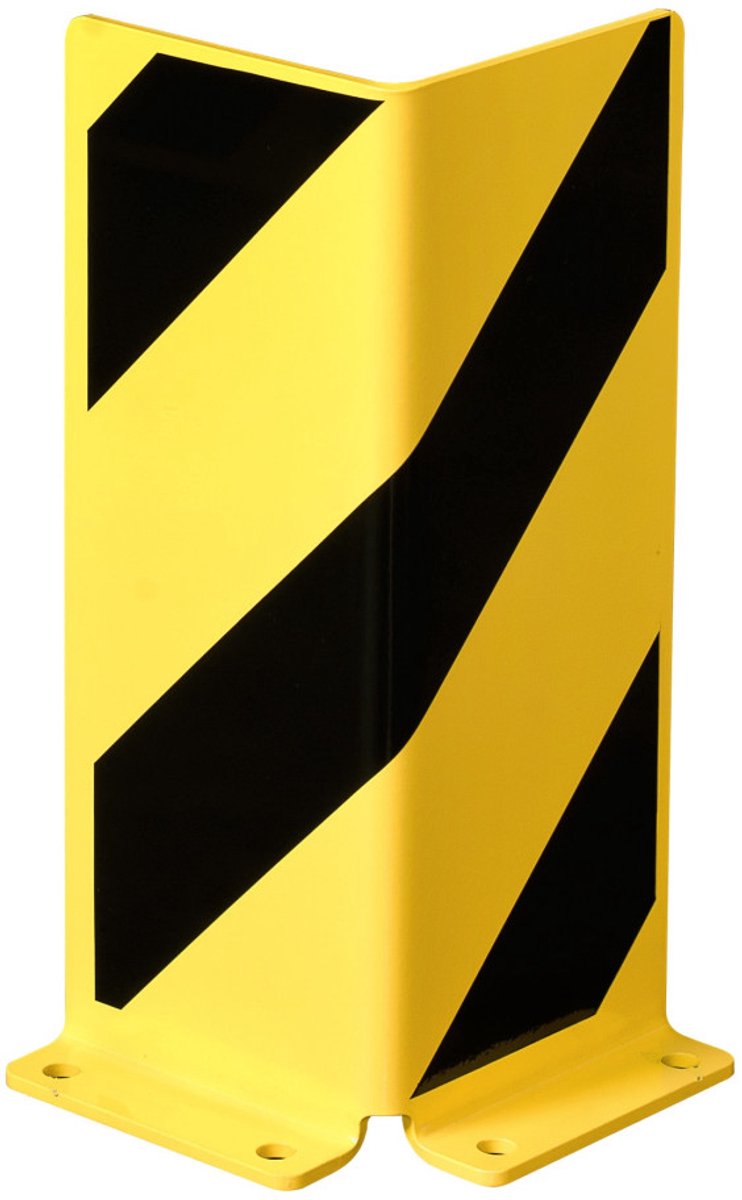 Aanrijdbescherming Staalplaat - Hoekvormig - H 400mm - Dikte 5mm