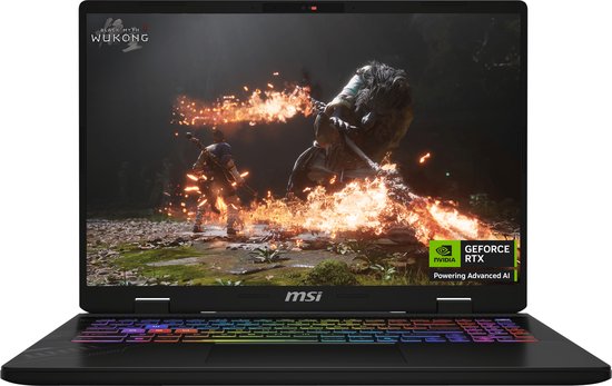 MSI Crosshair 16 HX AI D2XWGKG-049NL - Gaming Laptop - 16 inch - 240 Hz