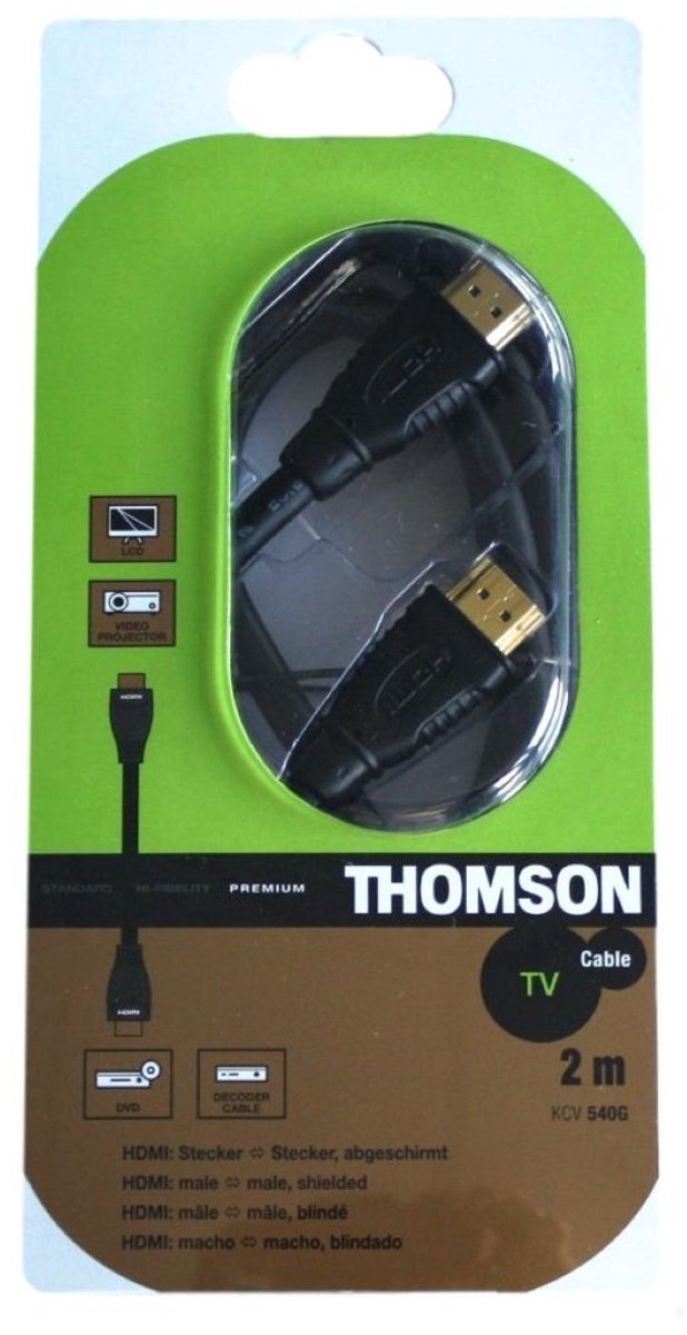Hama HDMI, 2m HDMI kabel HDMI Type A (Standaard) Zwart