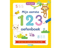 Omslag van Deltas Mijn eerste 123 oefenboek 4-6 j.