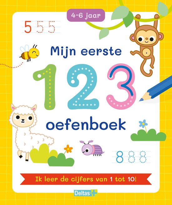 Deltas Mijn eerste 123 oefenboek 4-6 j.