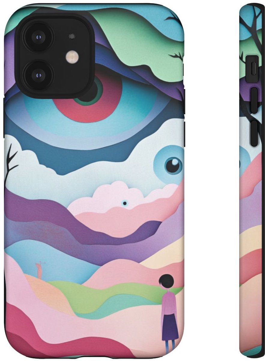 Sprookjesachtig Dromerig Ooglandschap – Telefoonhoesje Geschikt voor iPhone 12