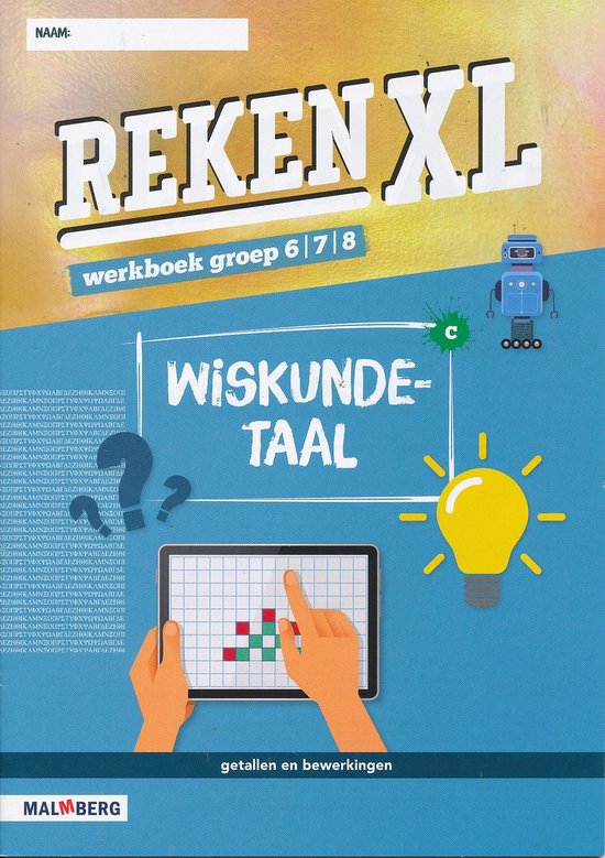 RekenXL Werkboek Wiskunde taal groep 6/7/8 (per stuk)