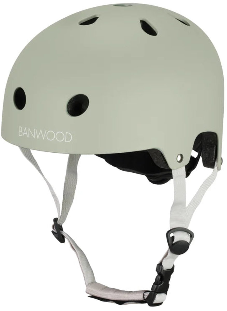 Banwood Kids Eco Fietshelm - Olive -helm - kinderhelm