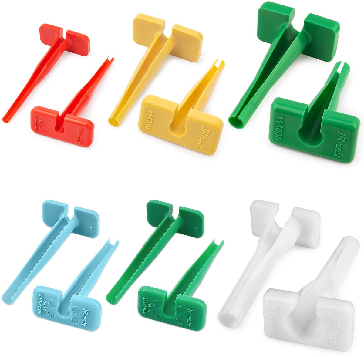 12-delige Uitpin Gereedschap Set - Voor 4# 8# 12# 16# 20# massieve en gestempelde contacten 6-22 AWG - Compatibel met Deutsch DT DTM DTP HD HDP DTHD Jiffy Splice Series - Voor Automotive