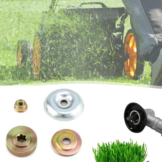 4 stuks Universele bevestigingsset voor bosmaaier - adapterset - installatieaccesoires bosmaaier - bosmaaier opzetstuk bevestigen - onkruidverwijderaar - tuingereedschap - universele onkruidborstel bevestigingsset van Merkloos	 — afbeelding 3