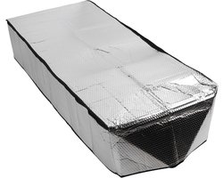 Isolatiedoek voor dakruimte trappen, 26 x 55 inch energiebesparend dikke deksel voor dakruimte trappen met dubbele bubbel, deur ladder isolator, dakruimte tent voor neerklapbare trappen