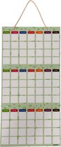 Smarfer - Losse Weekplanner kind - 67 x 33,5 cm - Planbord - Weekkalender - Magnetisch Planbord - Dagritme Kaarten - Herbruikbaar & Uitwisbaar - Nederlandstalig
