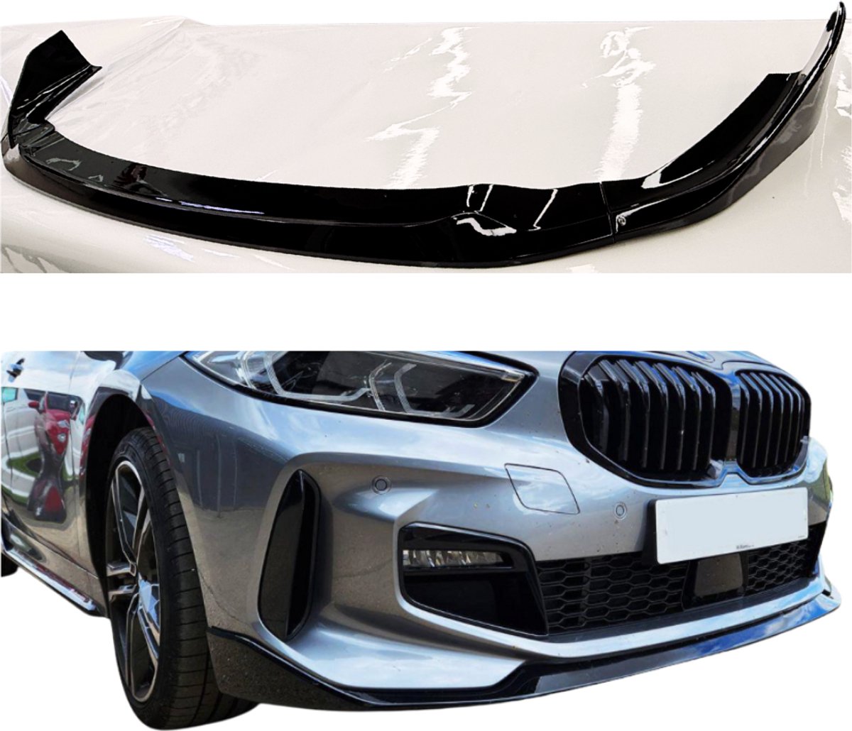 BMW 1 Serie F40 (2019+) Sport Front Lip Glans Zwart